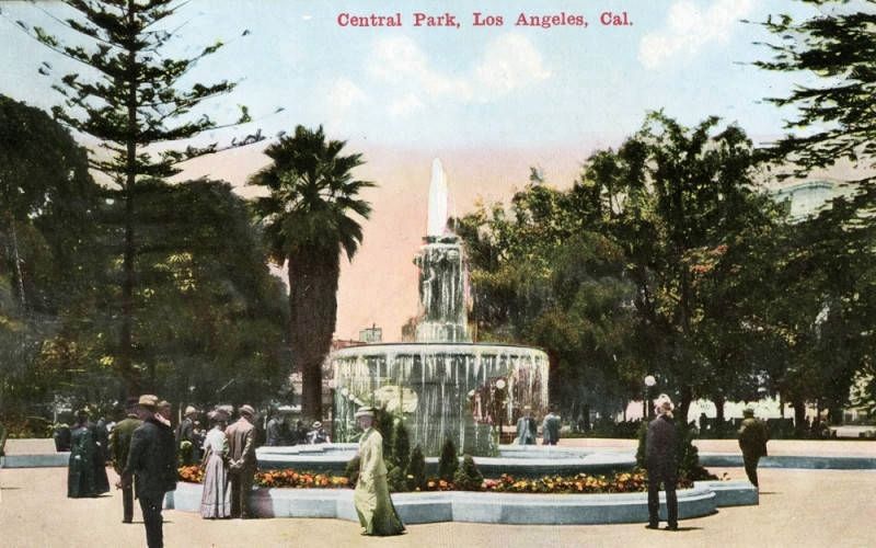 <i>Central Park, Los Angeles, Cal.</i> image. Click for full size.