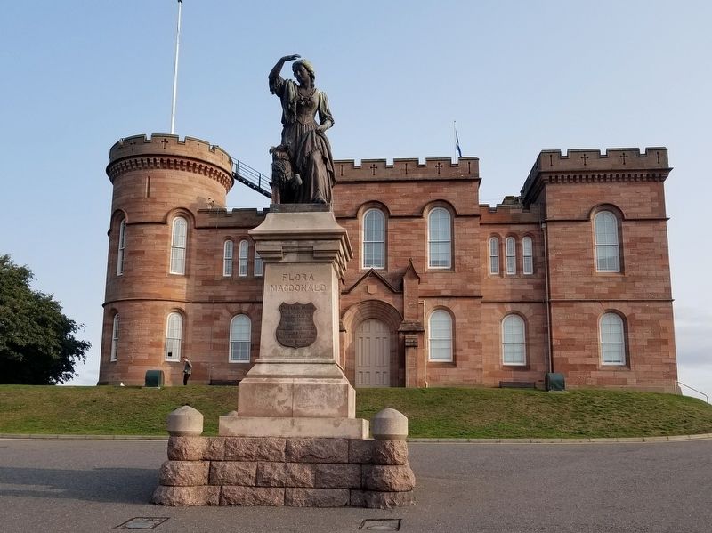 Flora MacDonald and Inverness Castle image. Click for full size.