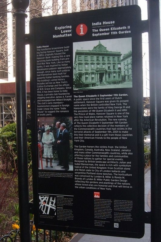 "Exploring Lower Manhattan" marker. Click for full size. "Exploring Lower Manhattan" marker image. Click for full size.