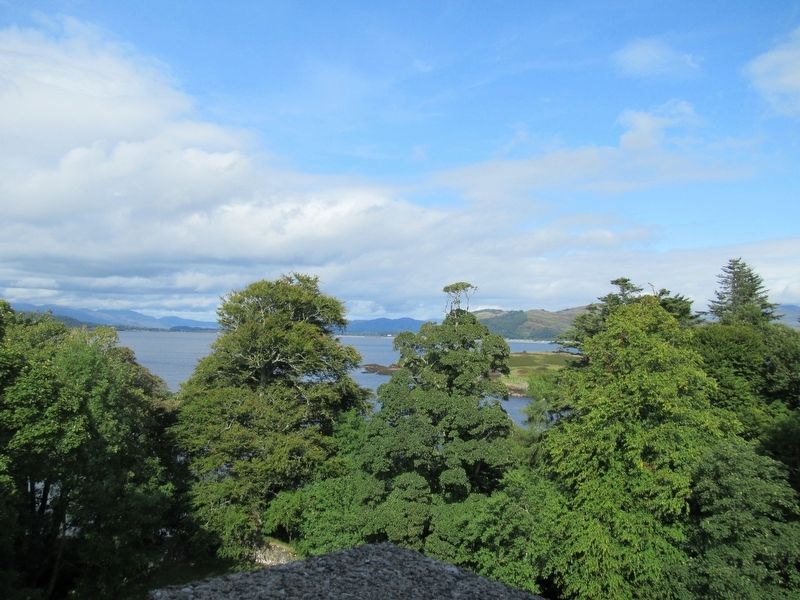 View from Dunstaffnage Castle. Click for full size. View from Dunstaffnage Castle image. Click for full size.