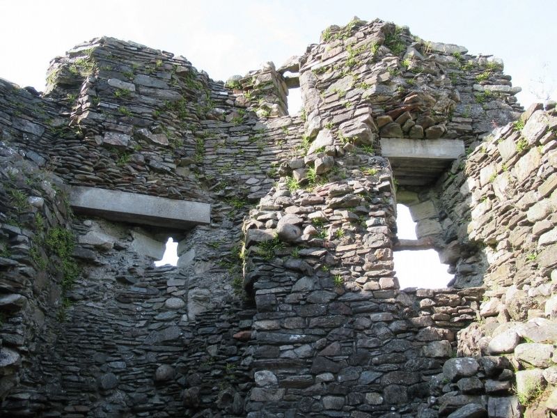 Remains of the West Tower. Click for full size. Remains of the West Tower image. Click for full size.