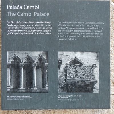 The Cambi Palace Marker image. Click for full size.