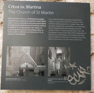 The Church of St Martin Marker. Click for full size. The Church of St Martin Marker image. Click for full size.