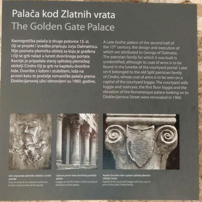 The Golden Gate Palace Marker. Click for full size. The Golden Gate Palace Marker image. Click for full size.