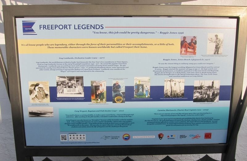 Freeport Legends Marker image. Click for full size.
