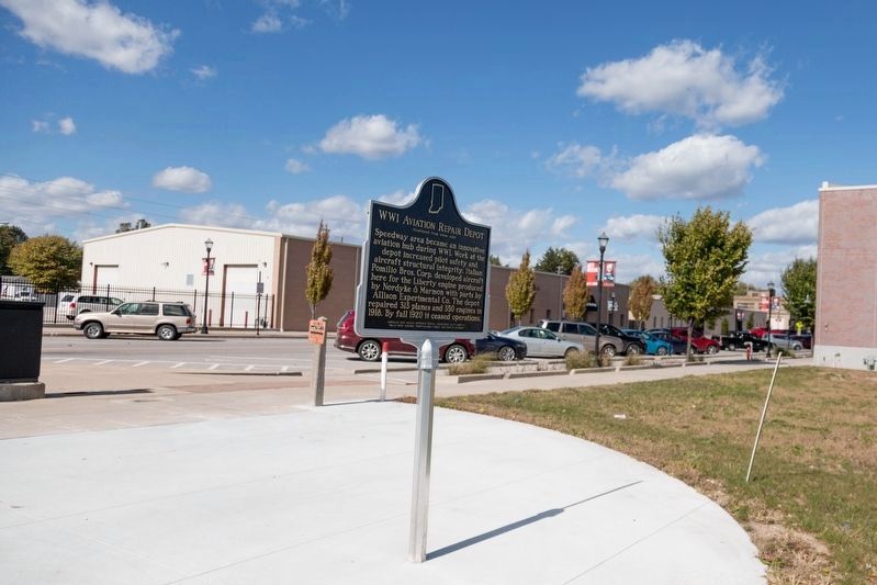 WWI Aviation Repair Depot Marker image. Click for full size.