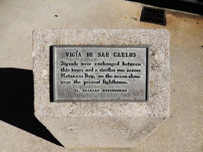 Viga de San Carlos Marker (<i>related marker located adjacent to the San Carlos Watchtower</i>) image. Click for full size.