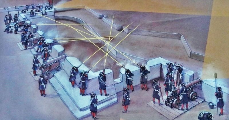 Marker detail: No attackers ever made it through... image. Click for full size.