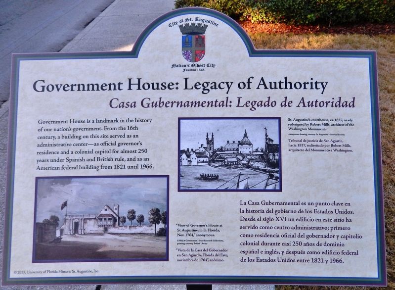Government House: Legacy of Authority Marker image. Click for full size.