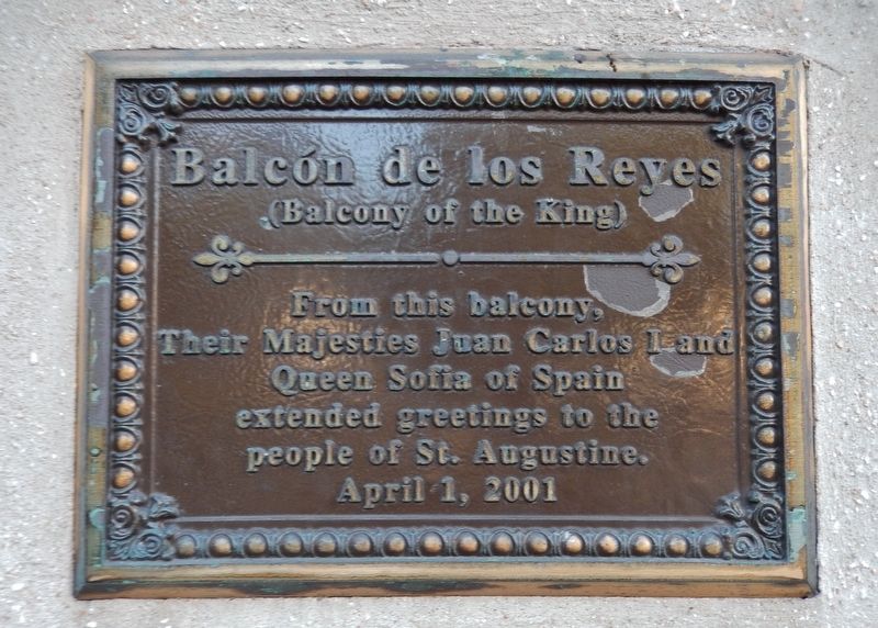 Balcon de los Reyes Marker. Click for full size. Balcon de los Reyes Marker image. Click for full size.