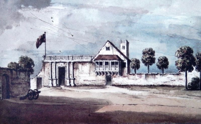 Marker detail: Governor's House, 1764 image. Click for full size.