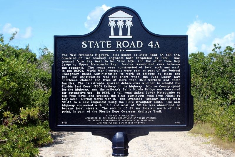 State Road 4A Marker image. Click for full size.