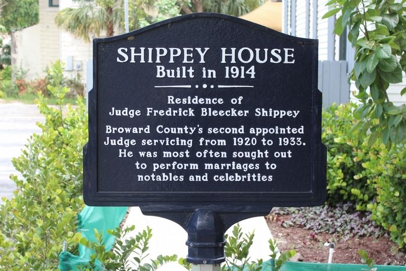 Shippey House Marker. Click for full size. Shippey House Marker image. Click for full size.