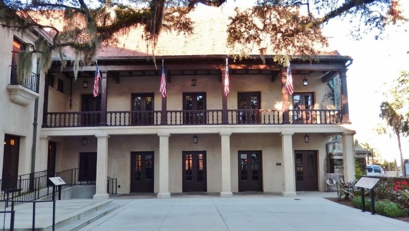 Government House Courtyard & Gallery (<i>marker visible on left; related marker on right</i>). Click for more information. Government House Courtyard & Gallery (<i>marker visible on left; related marker on right</i>) image. Click for more information.