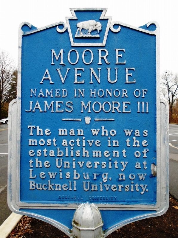 Moore Avenue Marker image. Click for full size.