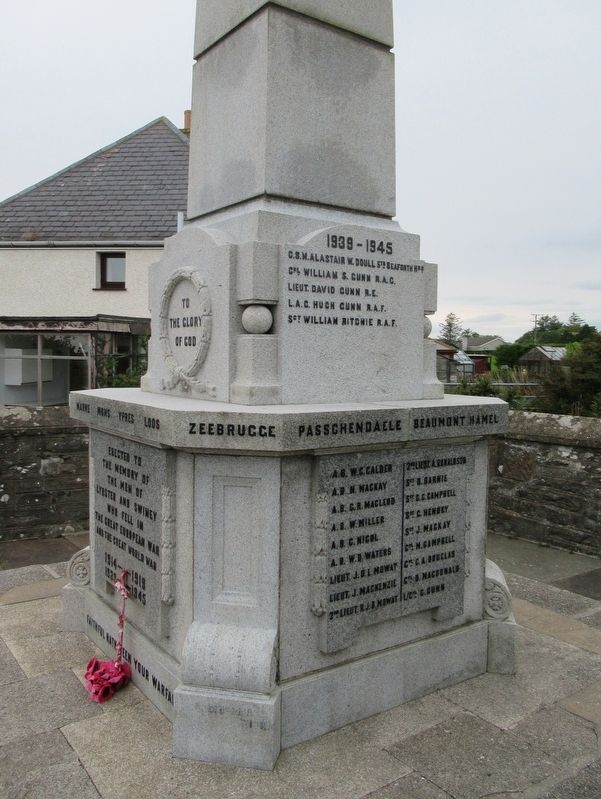 Lybster and Swiney War Memorial image. Click for full size.