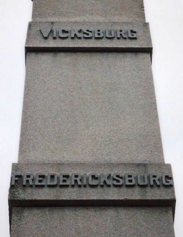 Civil War Memorial Battles. Click for full size. Civil War Memorial Battles image. Click for full size.