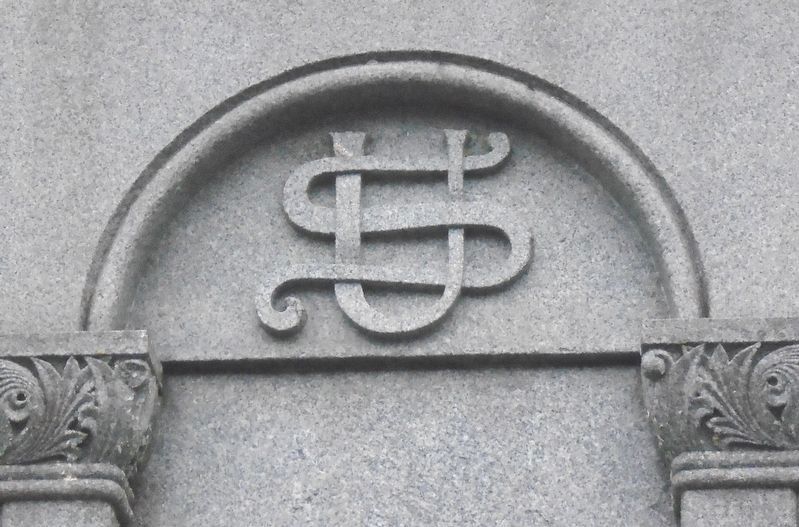 Civil War Memorial "U.S." Fancy Engraving. Click for full size. Civil War Memorial "U.S." Fancy Engraving image. Click for full size.