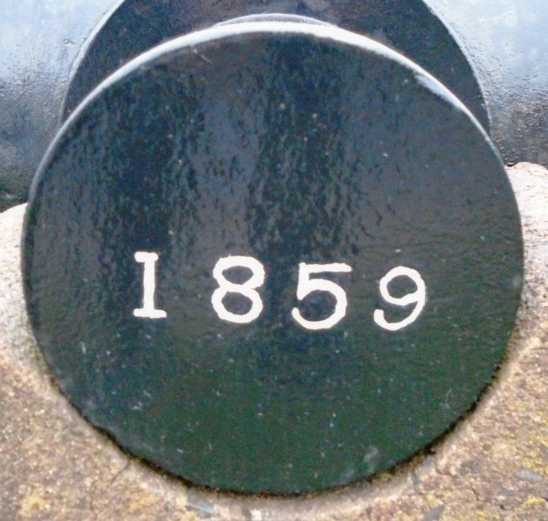 Civil War Memorial Gun Date. Click for full size. Civil War Memorial Gun Date image. Click for full size.