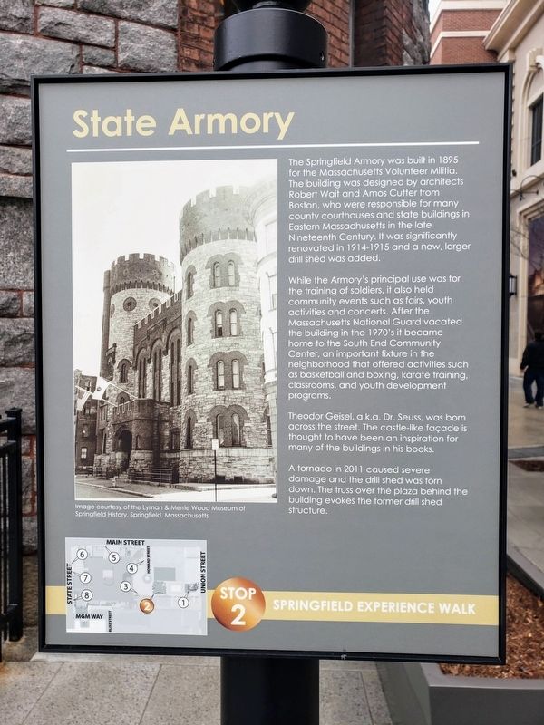 State Armory Marker image. Click for full size.