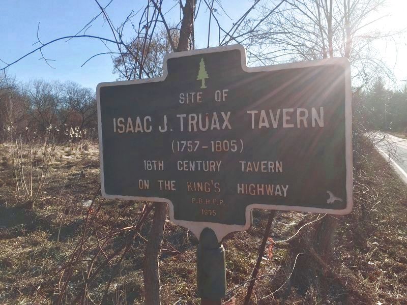 Issac J. Truax Tavern Marker image. Click for full size.