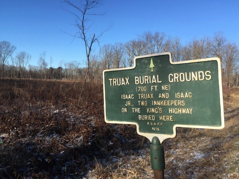 Truax Burial Grounds Marker image. Click for full size.