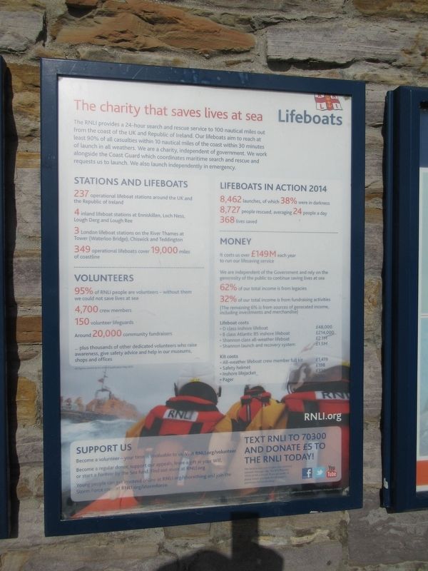 Stromness Lifeboat Station Marker image. Click for full size.