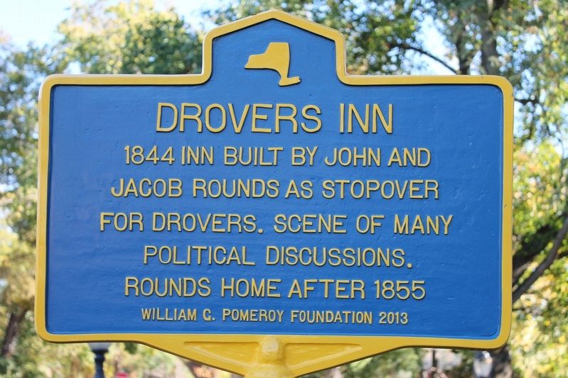 Drovers Inn Marker. Click for full size. Drovers Inn Marker image. Click for full size.