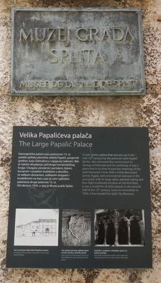 The Large Papalić Palace Marker image. Click for full size.