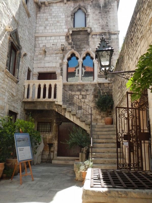 The Large Papalić Palace, from the courtyard image. Click for full size.