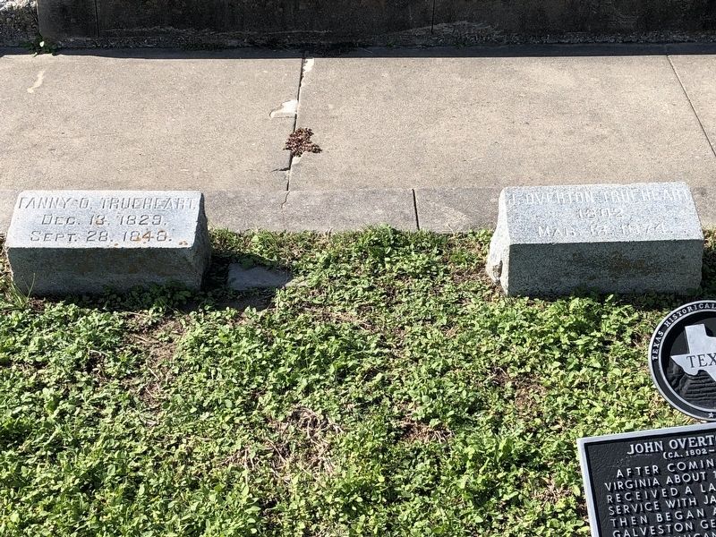 John Overton Trueheart Grave Marker. Click for full size. John Overton Trueheart Grave Marker image. Click for full size.