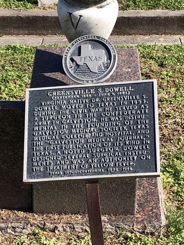 Greensville S. Dowell Marker image. Click for full size.