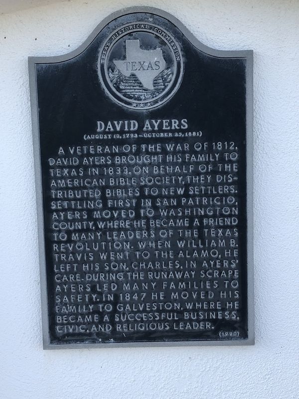 David Ayers Marker image. Click for full size.