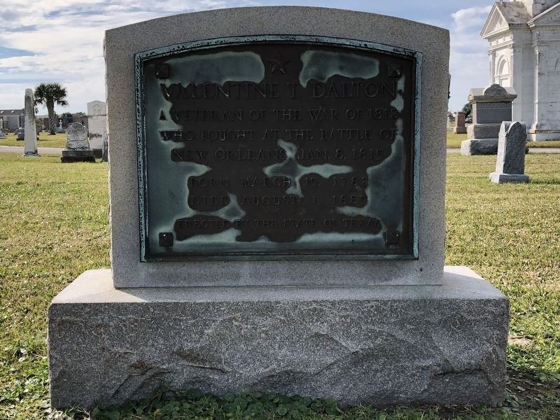Valentine T. Dalton Marker. Click for full size. Valentine T. Dalton Marker image. Click for full size.