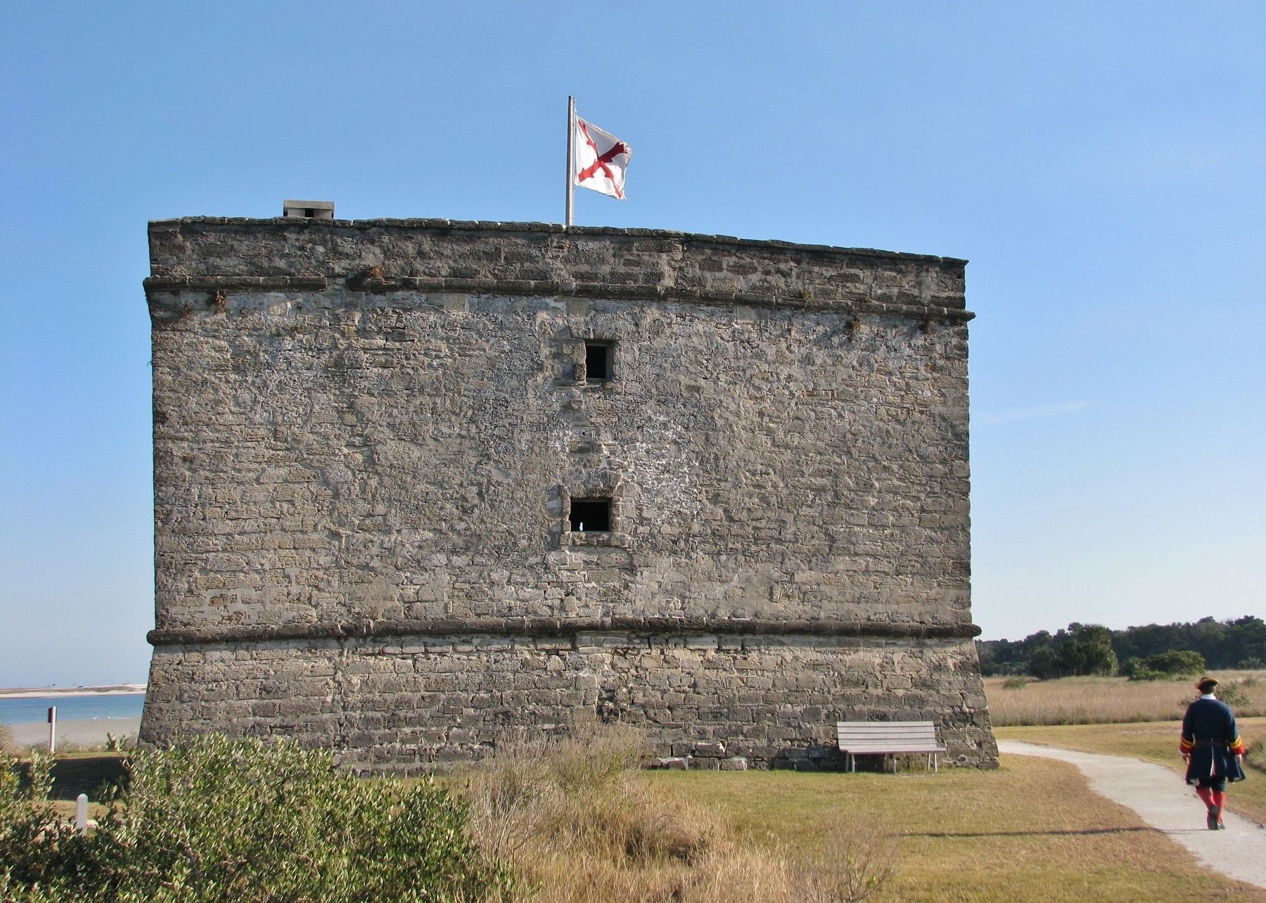 Fort Matanzas (<i>north side</i>) image. Click for full size.