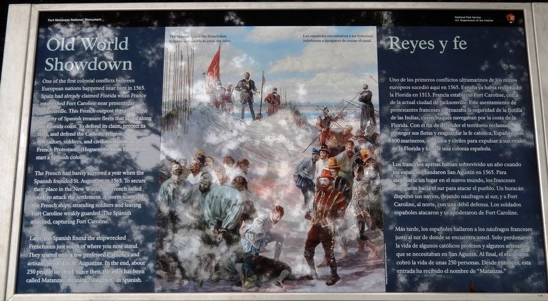 Old World Showdown / Reyes y fe Marker image. Click for full size.