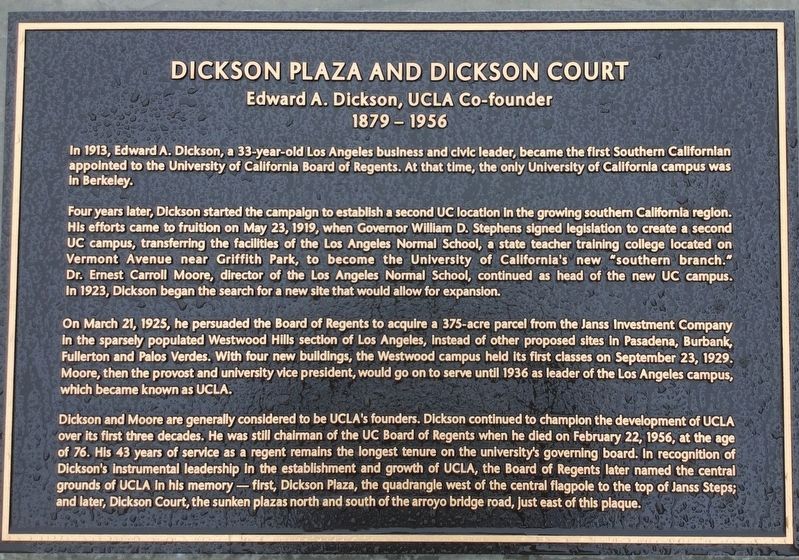 Dickson Plaza Marker image. Click for full size.