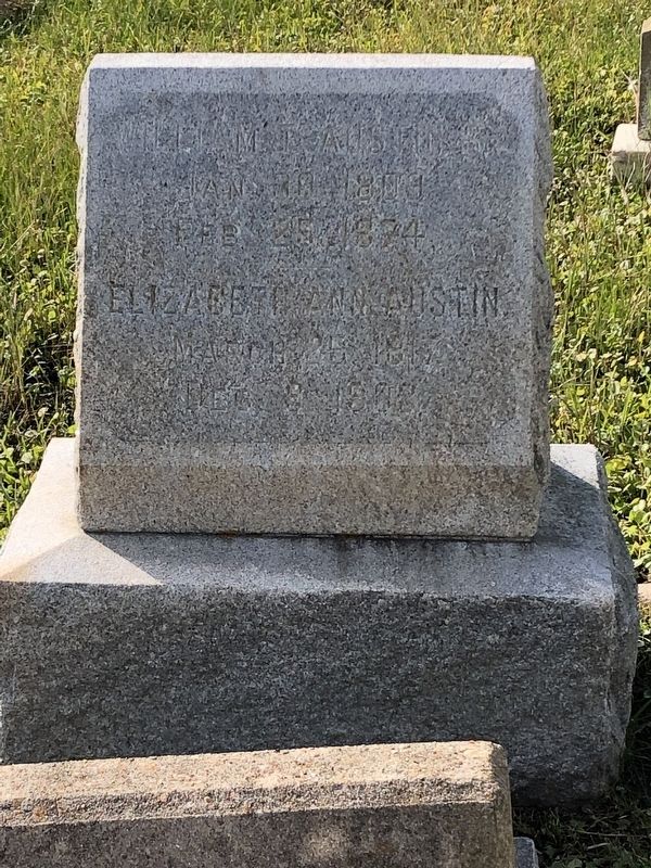 William Tennant Austin Grave Marker image. Click for full size.