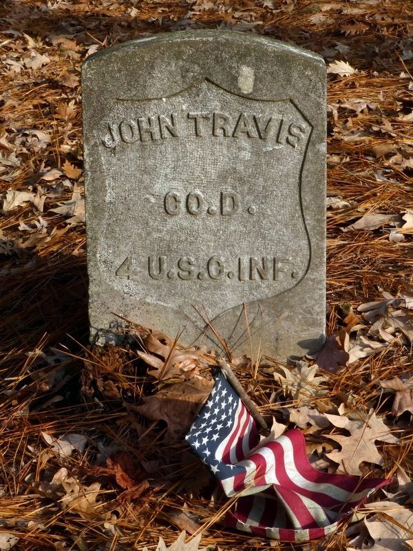 John Travis<br>Co. D.<br>4 U.S.C.Inf. image. Click for full size.