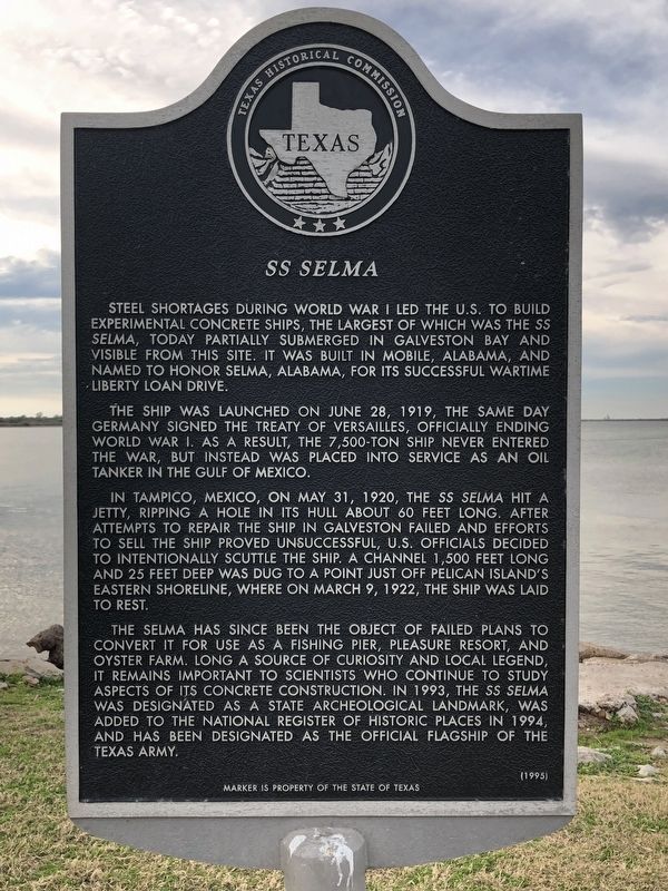 SS Selma Marker image. Click for full size.