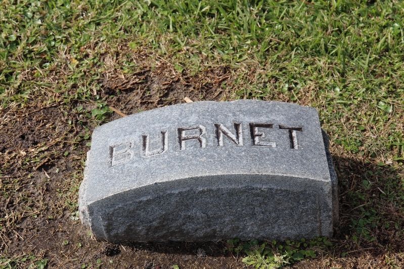 David G. Burnet Grave Marker image. Click for full size.