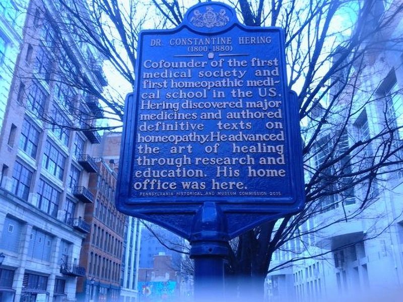 Dr. Constantine Hering Marker. Click for full size. Dr. Constantine Hering Marker image. Click for full size.