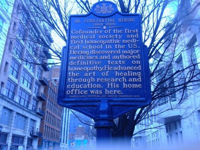 DR. CONSTANTINE HERING Marker image. Click for full size.
