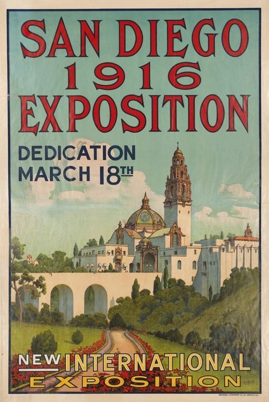 Poster: San Diego 1916 Exposition image. Click for full size.