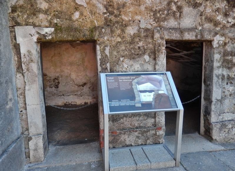 Tidal Toilet Marker (<i>wide view; showing new marker</i>) image. Click for full size.