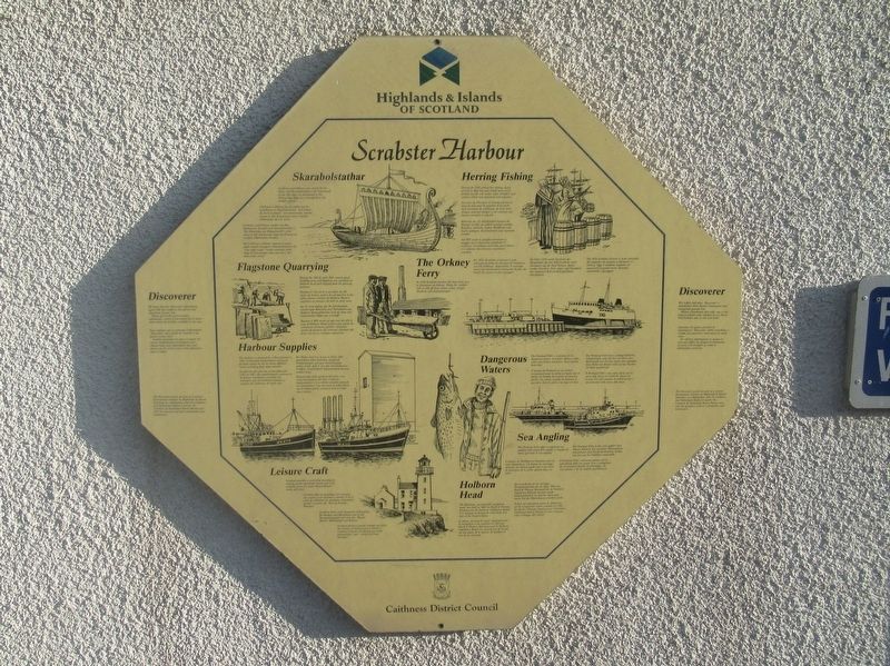 Scrabster Harbour Marker. Click for full size. Scrabster Harbour Marker image. Click for full size.