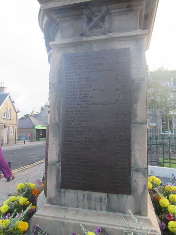 Thurso War Memorial. Click for full size. Thurso War Memorial image. Click for full size.