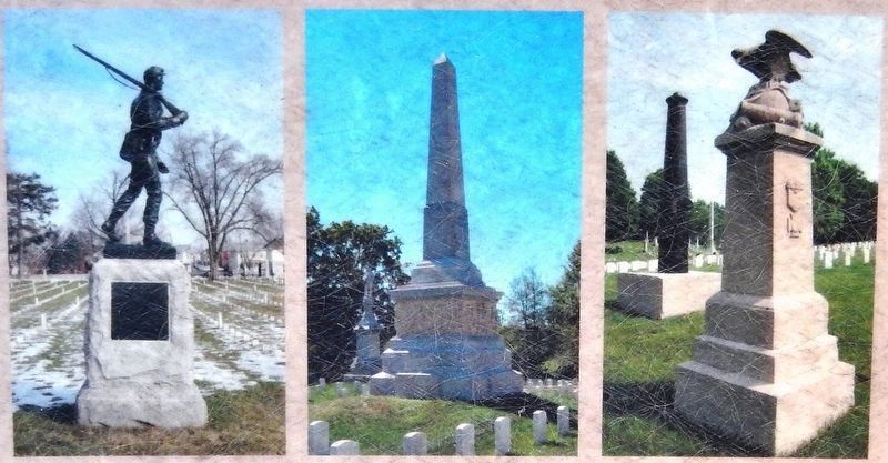 Marker detail: National Cemetery Monuments image. Click for full size.