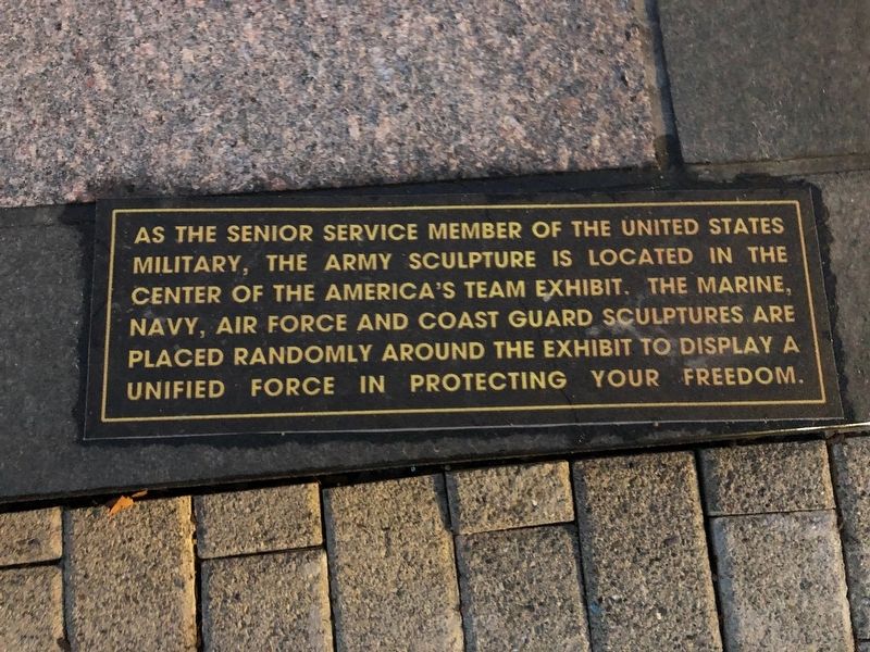 America's Team Protecting Your Freedom Marker. Click for full size. America's Team Protecting Your Freedom Marker image. Click for full size.