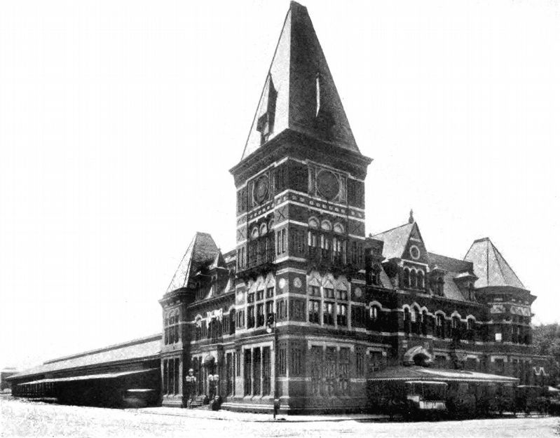 The Baltimore & Potomac Railroad Station image. Click for full size.